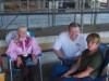 Relaxing in the cattle barn