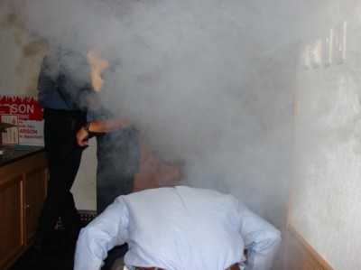 Then the fire