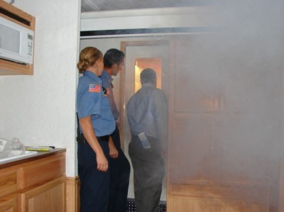 Opened the door to a fire