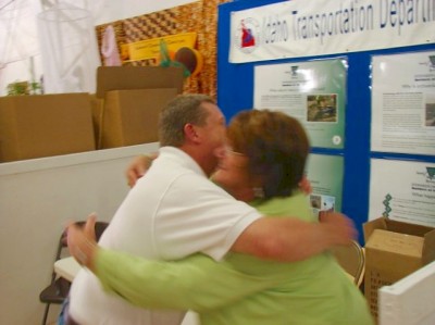 Susan Greets Lawrence