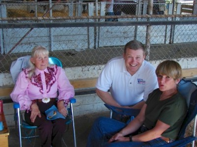 Relaxing in the cattle barn