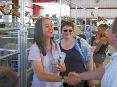 Jule & family meet AG Wasden