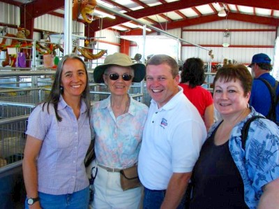 Even Mom was Visiting the Fair