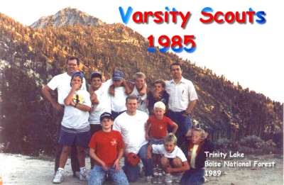 Boise National Forest 1989 with Varsity Scouts