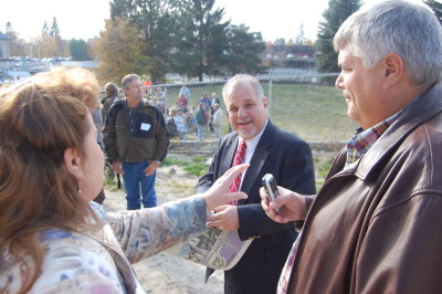 Tina and Bill at Groundbreaking