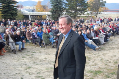 Senator Mike Crapo in Sandpoint, Idaho