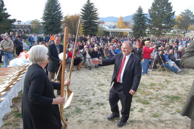 Congressman Bill Sali in Sandpoint, Idaho