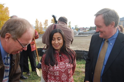 Michael and Family with Mike Crapo