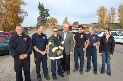 U.S. Senator Larry Craig and Fire Department