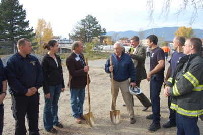 Elected Officials with Sandpoint Fire Department